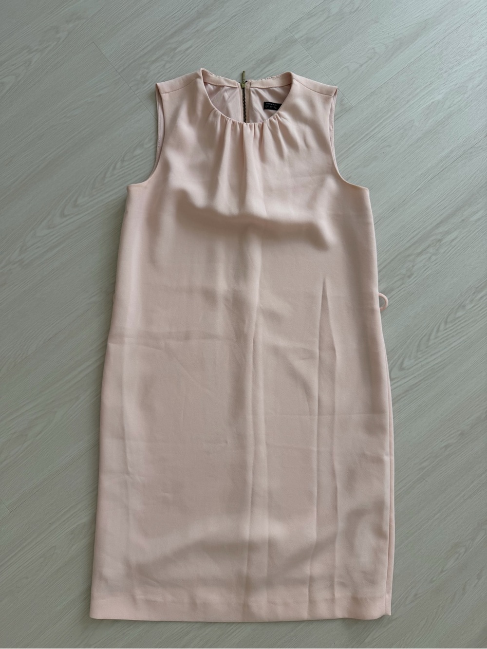 Zara Sleeveless Pale Pink Shift Dress